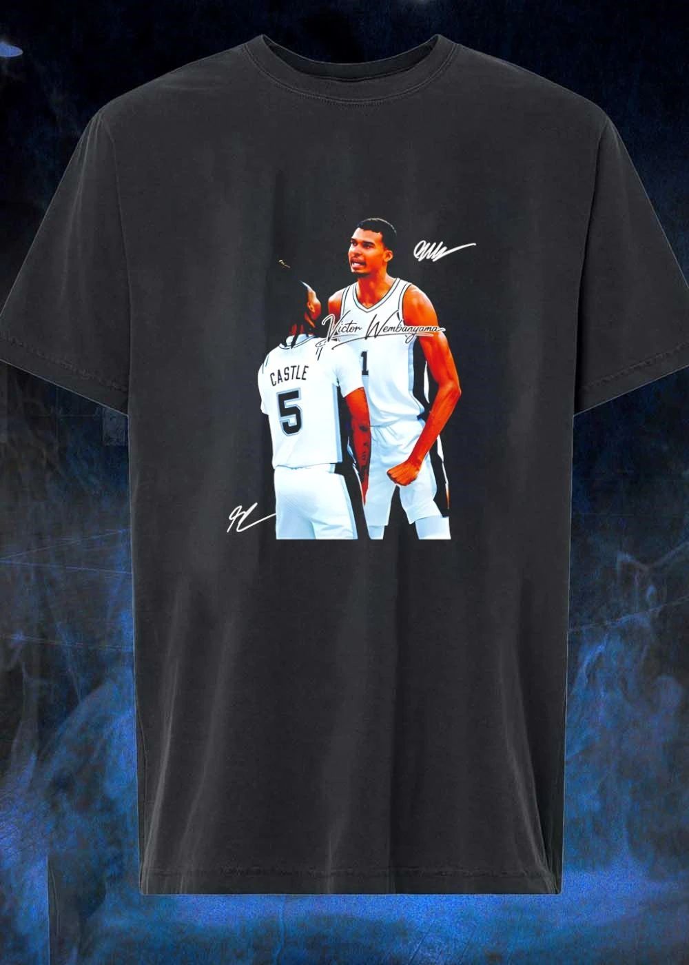Victor Wembanyama Stephon Castle San Antonio Spurs NBA Victor Wembanyama CASTLE 1 5 shirt