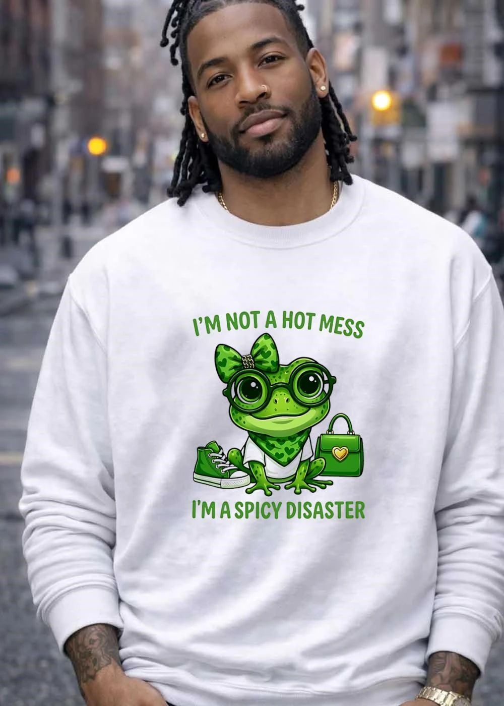 I’m Not A Hot Mess I’m A Spicy Disaster Frog shirt