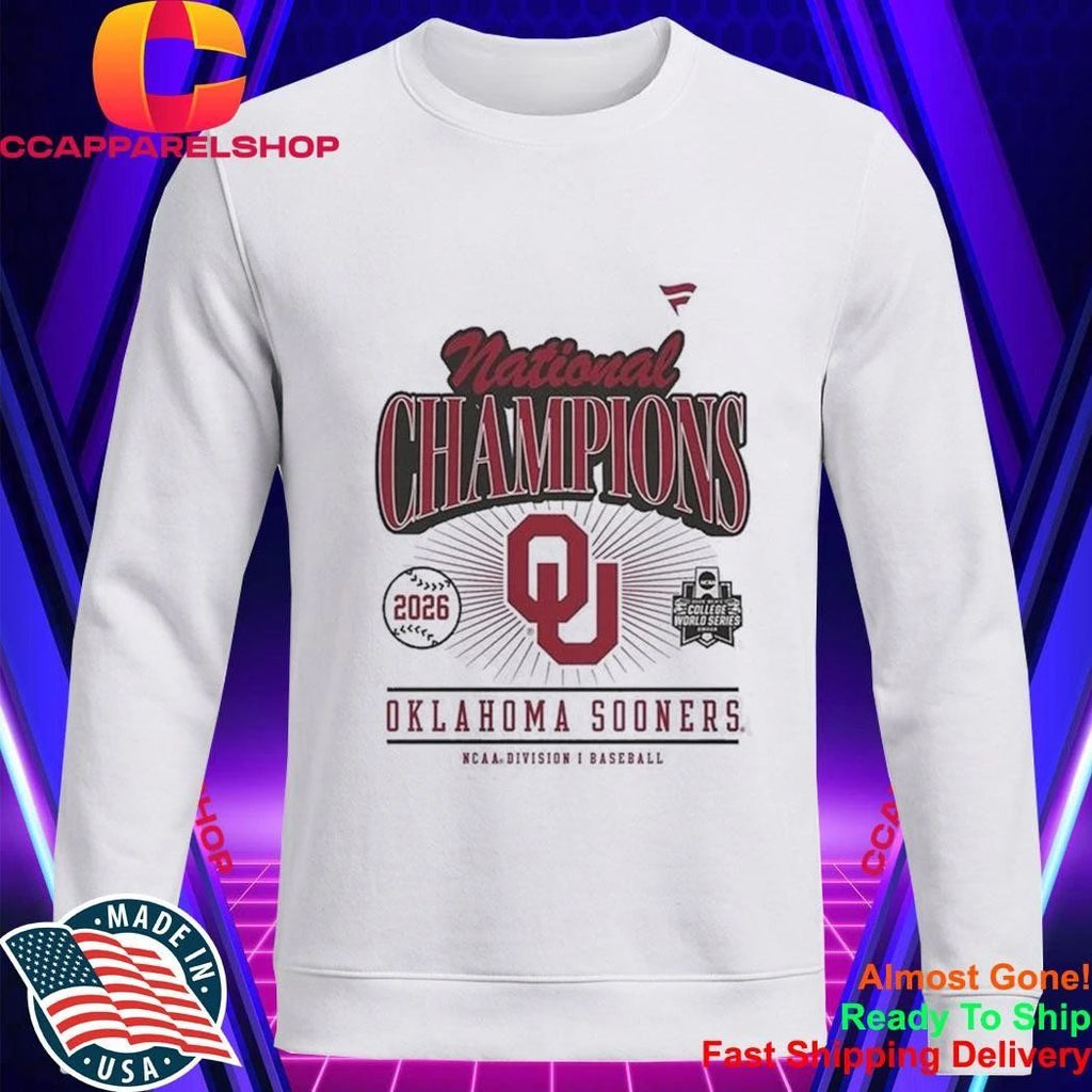 OU Baseball National Championship 2026 Shirt