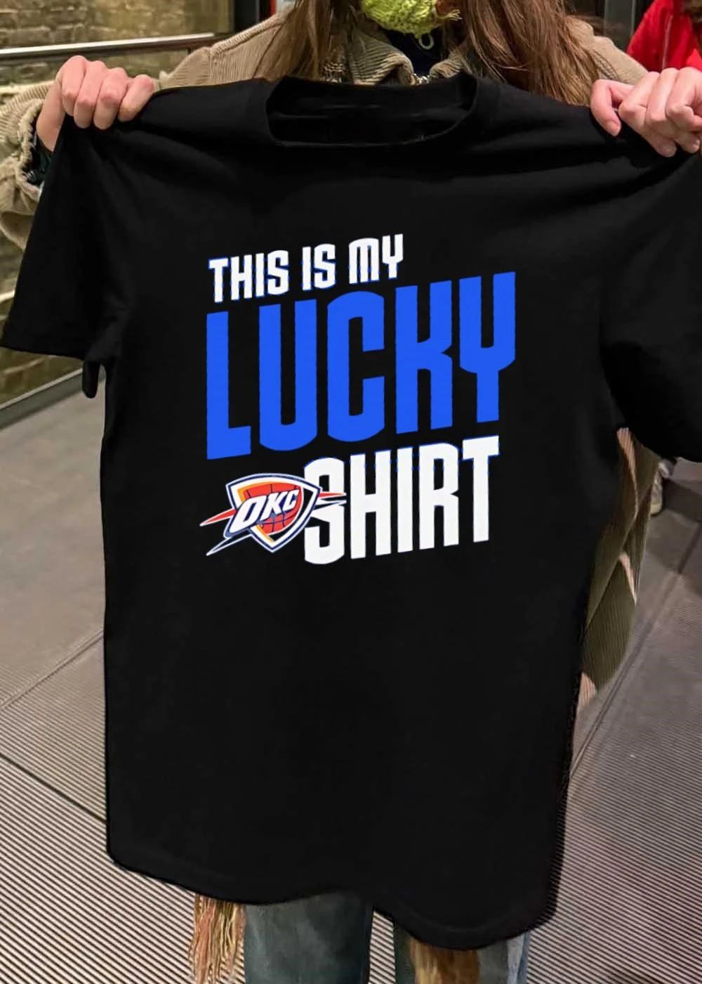 Lucky Fan Apparel This Is My Lucky OKC Thunder T-Shirt
