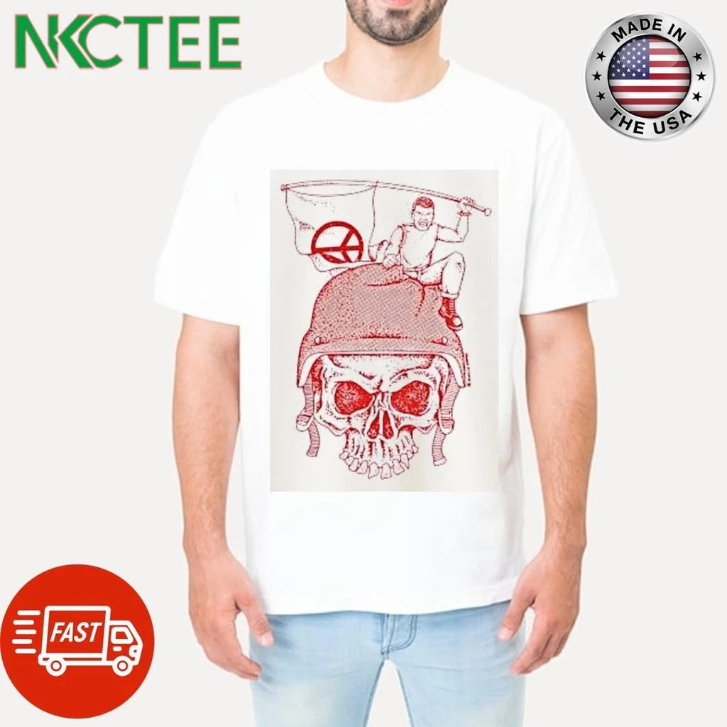 Peace Symbol Flag Punk Skinhead Skull Shirts