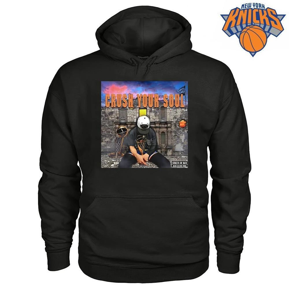 New York Knicks Champions NBA 2026 Crush Your Soul Streets Of Hate Championship Trophy Shirt