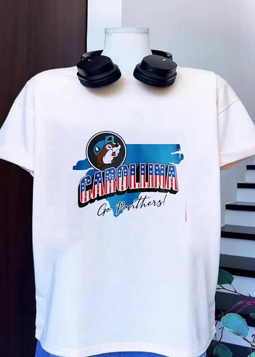 Carolina Panthers x Buc-ee’s Patriotic map shirt