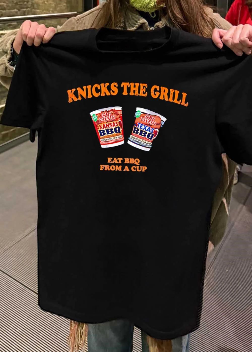 Cup Noodles Fans Eat BBQ From a Cup Kansas City Texas Flavor T-Shirt