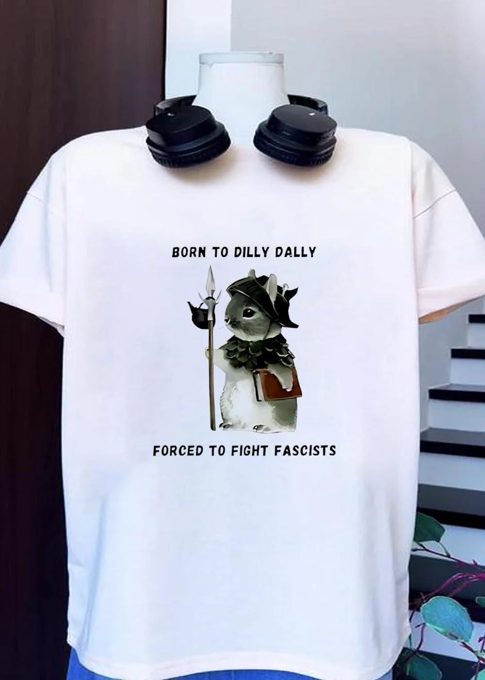 Woodland Guardian born to dilly dally forced to fight fascists shirt