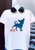 Funny Chihuahua Pissing on ICE T-Shirt