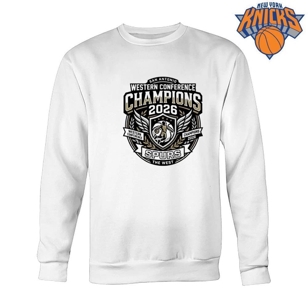 San Antonio Spurs NBA Western Conference Champions 2026 The West Graphic T Shirt