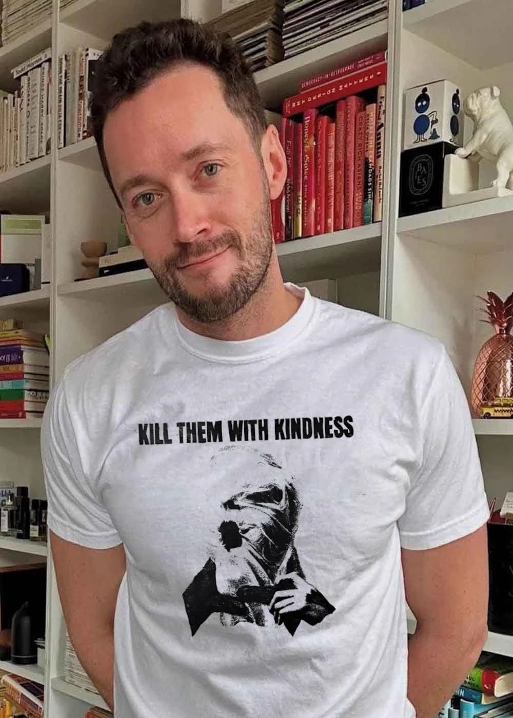 Kill Them with Kindness Person Wearing Plastic Bag Over Their Head T-Shirt
