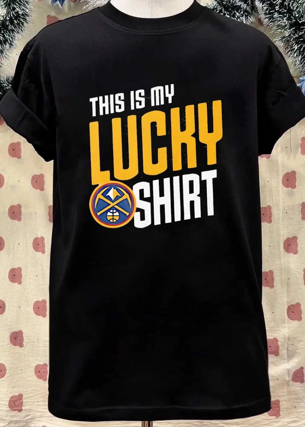 Lucky Nuggets Gear This Is My Lucky Shirt Denver Nuggets T-Shirt