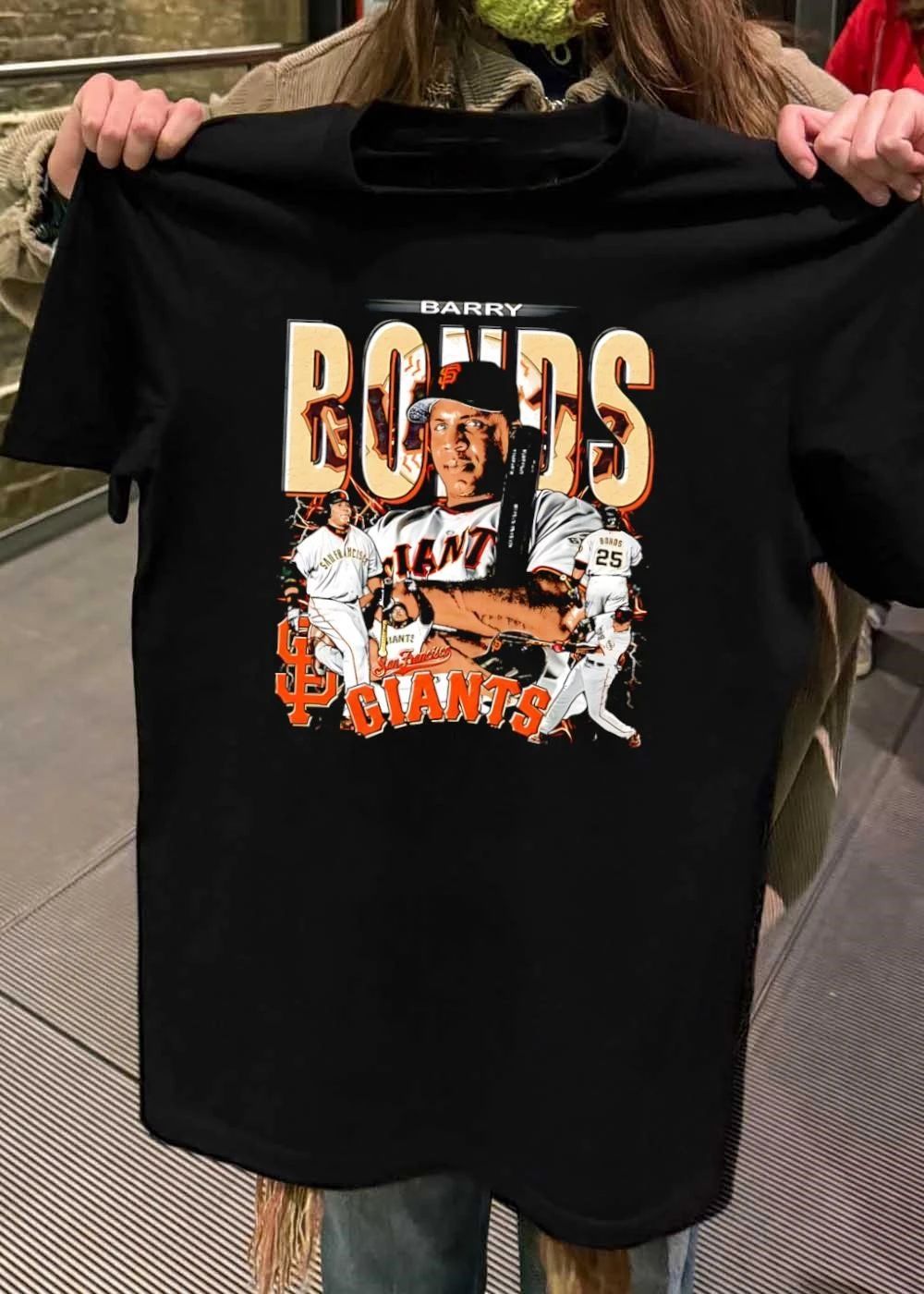 Barry Bonds Baseball Art San Francisco Giants Shirt