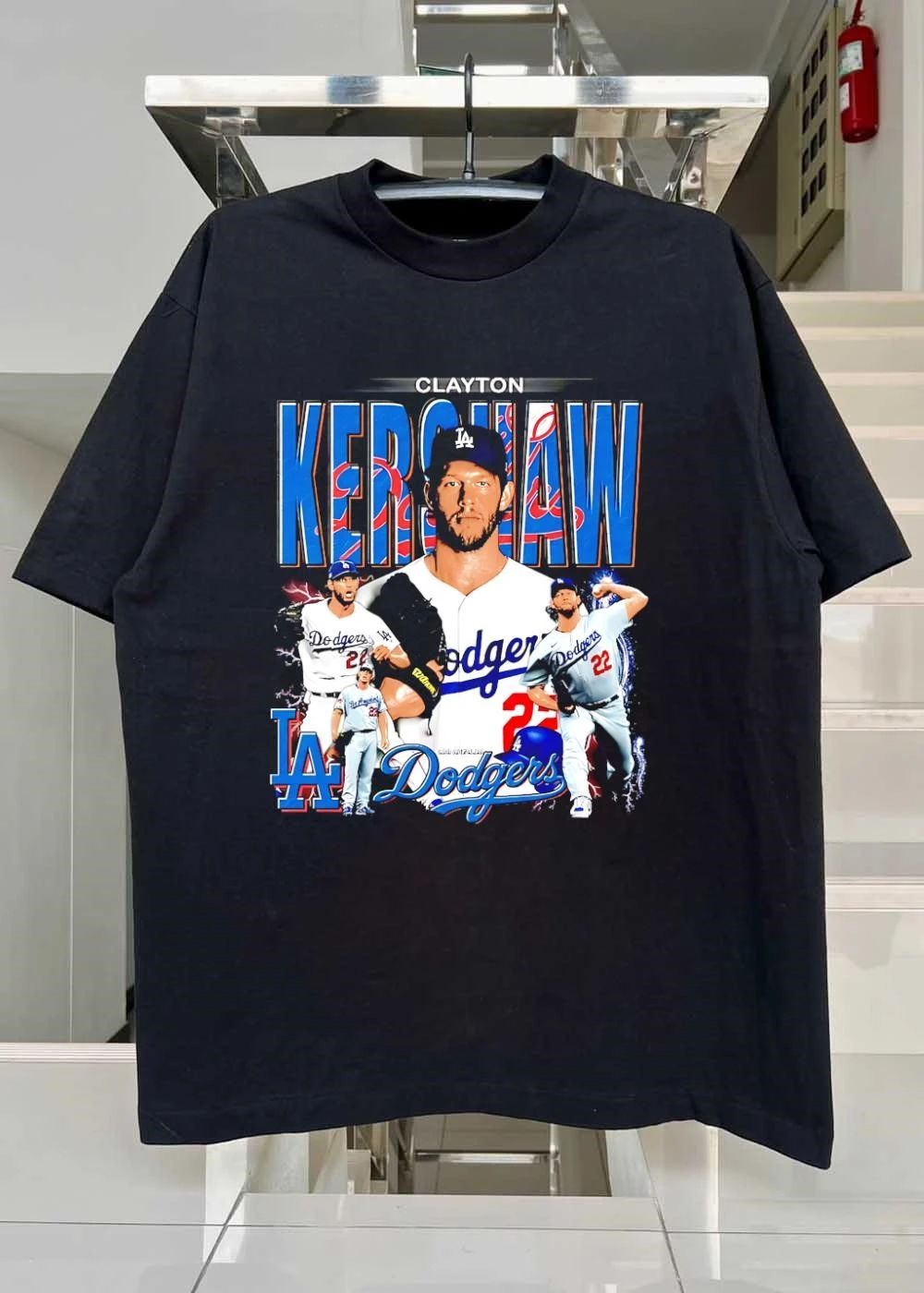 Clayton Kershaw Los Angeles Dodgers Pitching Clayton Kershaw Los Angeles Dodgers Shirt