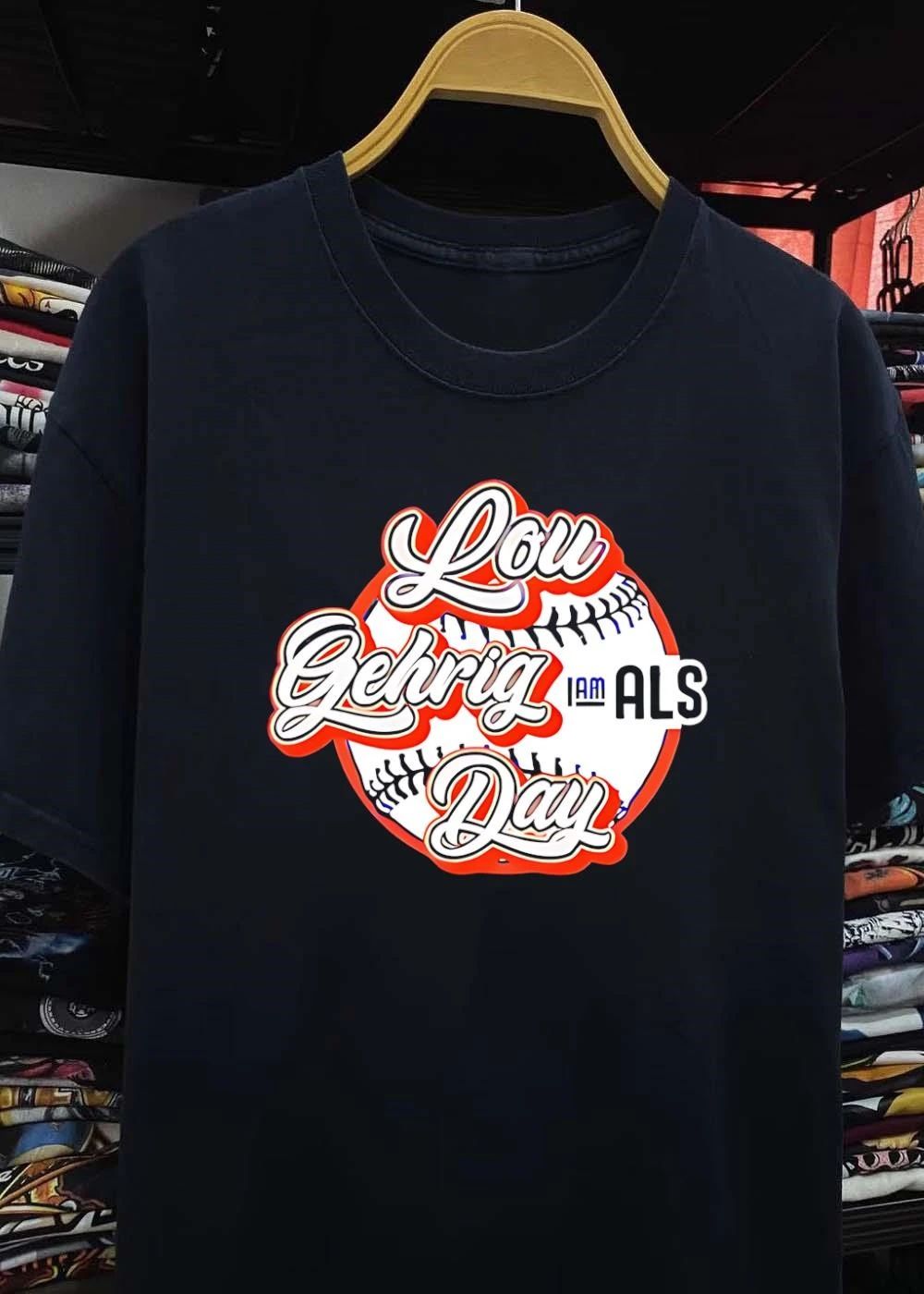Lou Gehrig Day Als baseball shirt