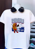 Cartoon Hot Dog Los Angeles Dodgers National League DODGERS LA National League shirt