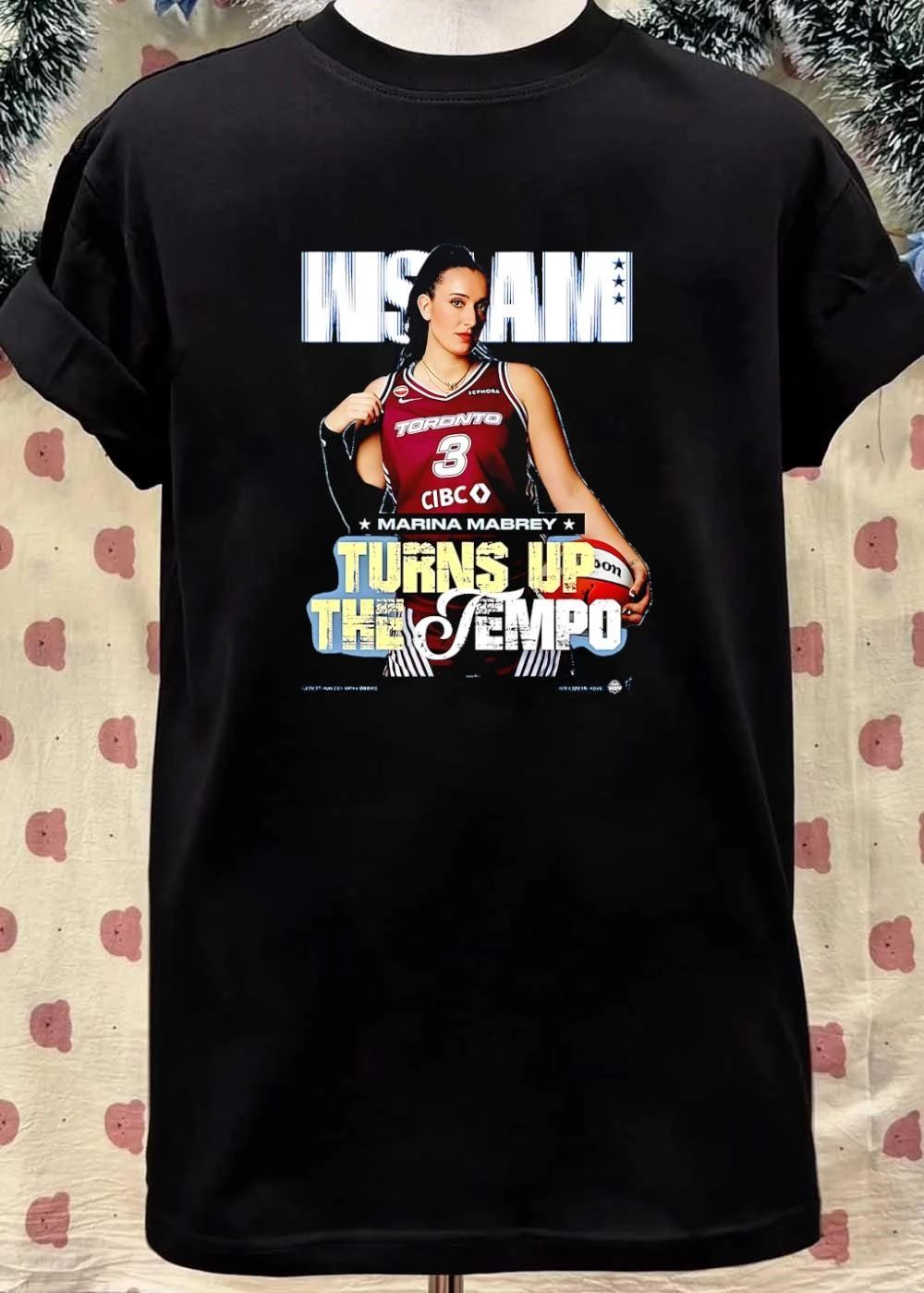WSLAM Cover Collection Marina Mabrey Turns Up the Tempo Toronto T-Shirt