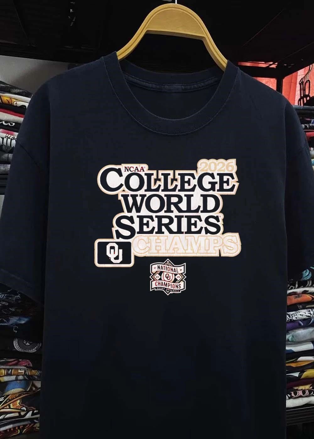 LT NCAA 2026 College World Series Champs OU National Champions shirt