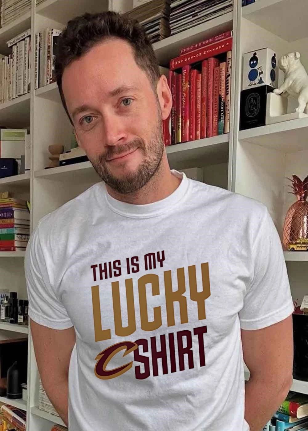 Cavaliers Apparel This Is My Lucky Shirt Cleveland Cavaliers T-Shirt
