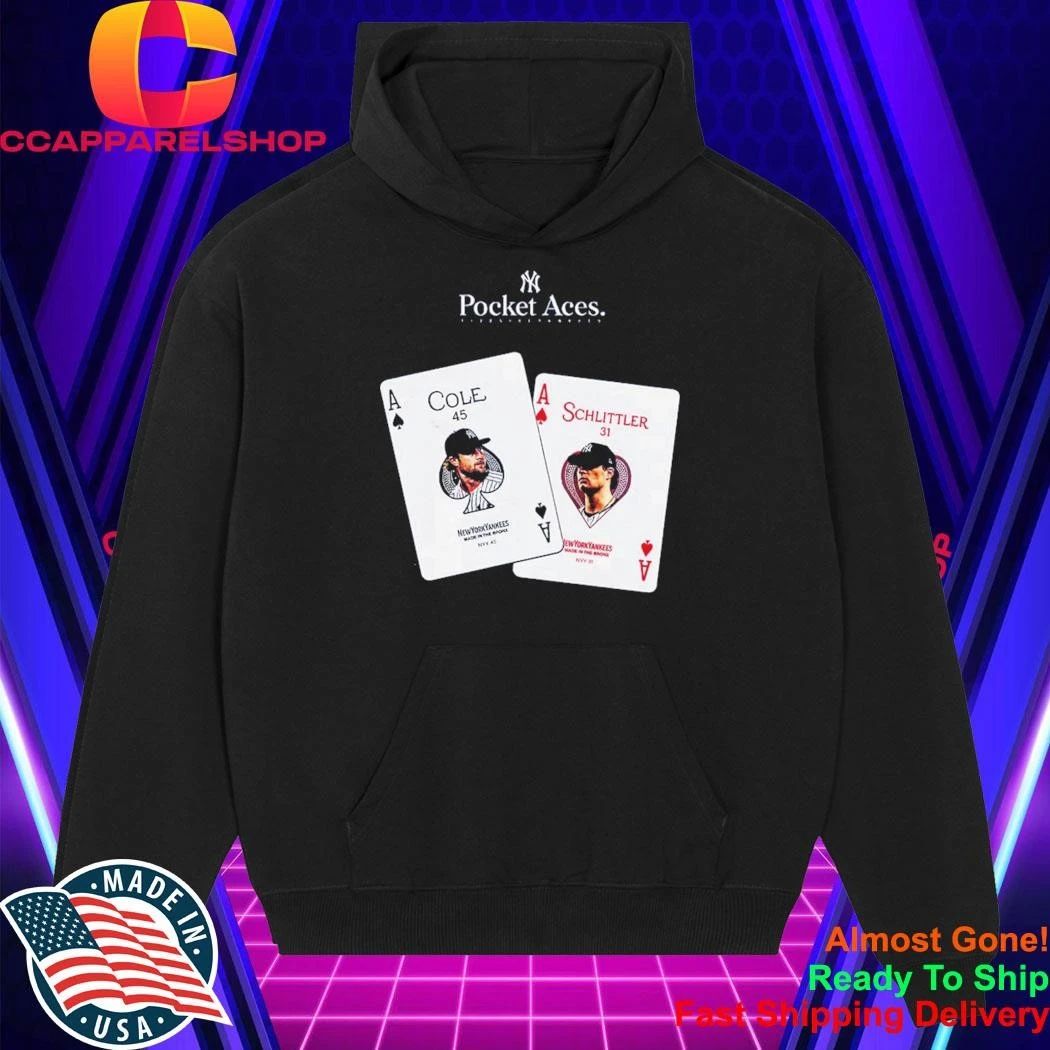 Yankees Gerrit Cole Cam Schlittler Pocket Aces Shirt
