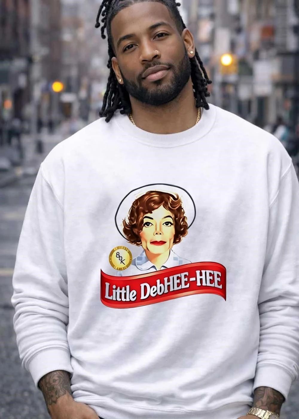Little DebHee-Hee Michael Jackson Parody Funny Graphic T-Shirt
