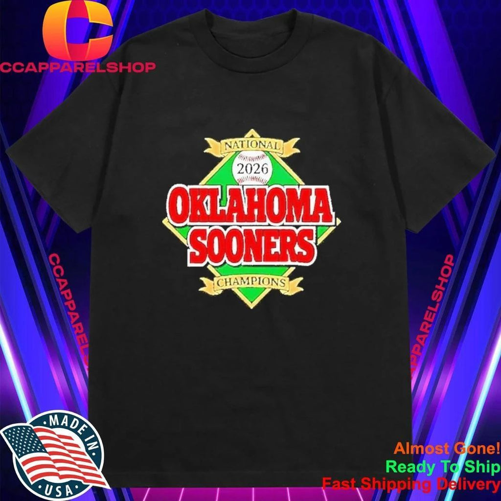 Oklahoma Sooners Baseball Mlb Champions 2026 National Diamond Shirt
