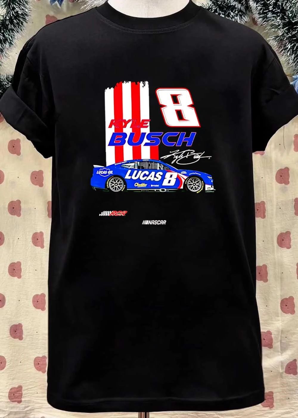 Kyle Busch Rowdy 8 RCR Lucas Oil NASCAR 2026 Season Race Car Driver Shirt