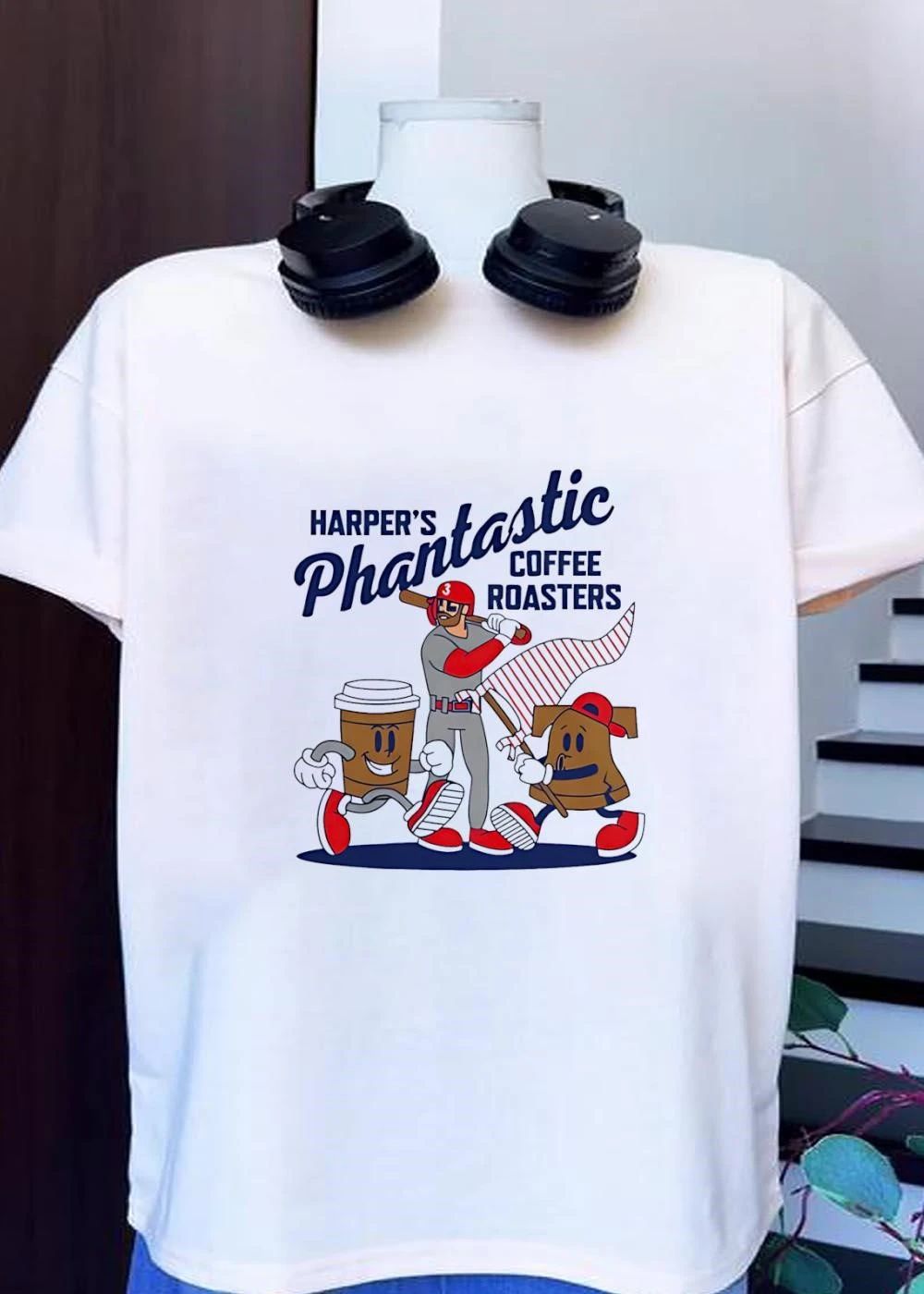 Bryce Harper Philadelphia Phillies Phillies Baseball MLB Harpers Phantastic Coffee Roasters shirt