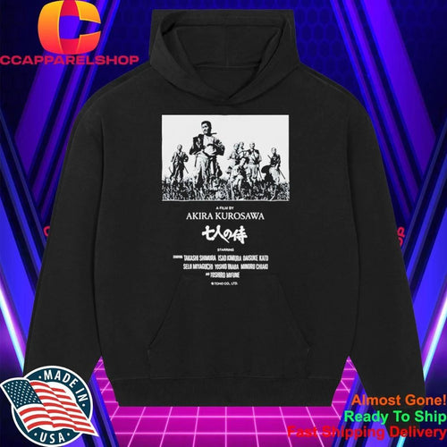 2026 Hideo Kojima Seven Samurai Poster Akira Kurosawa Shirt