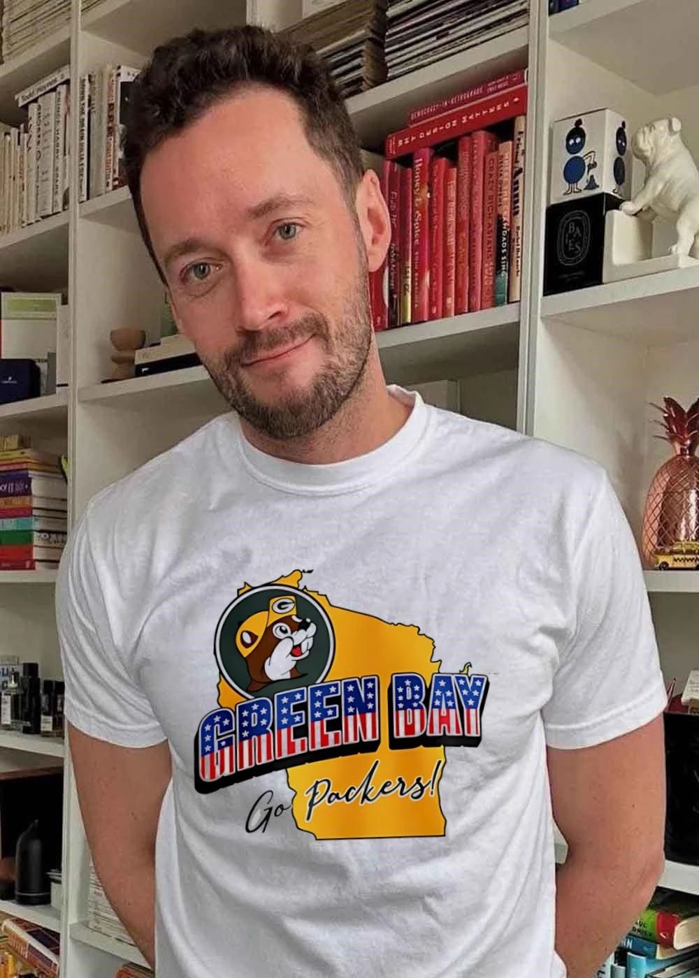 Green Bay Packers x Buc-ee’s Patriotic map shirt