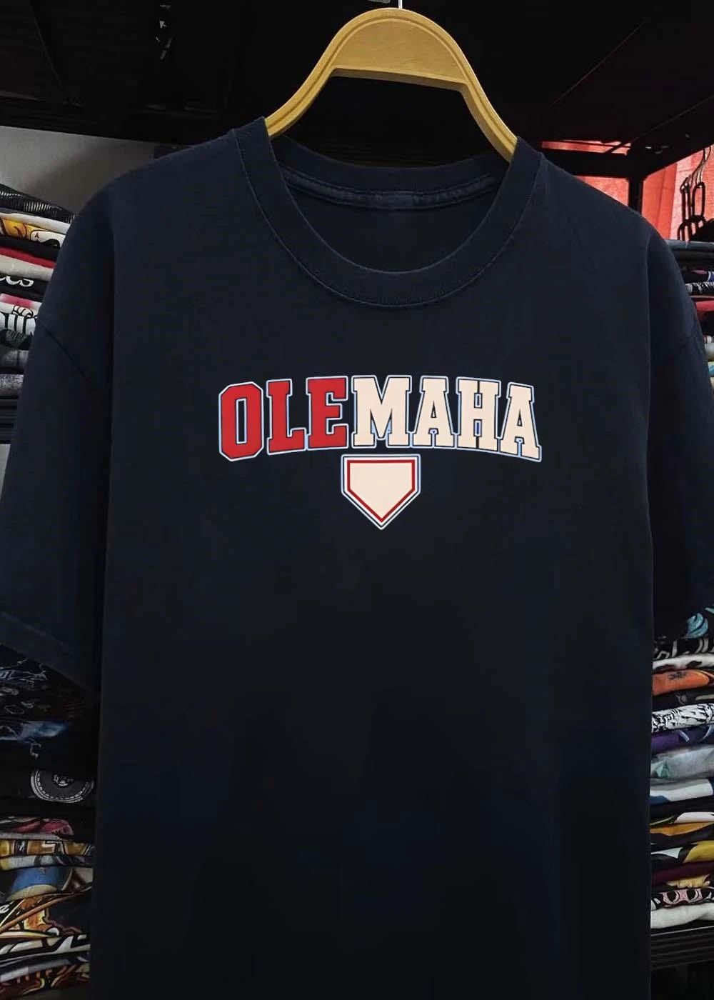 College Baseball Apparel, Shop OLEMAHA Home Plate T-Shirt