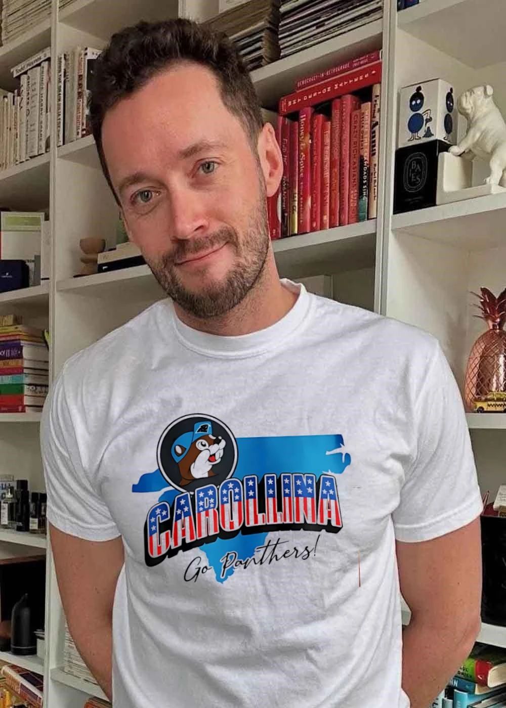 Carolina Panthers x Buc-ee’s Patriotic map shirt