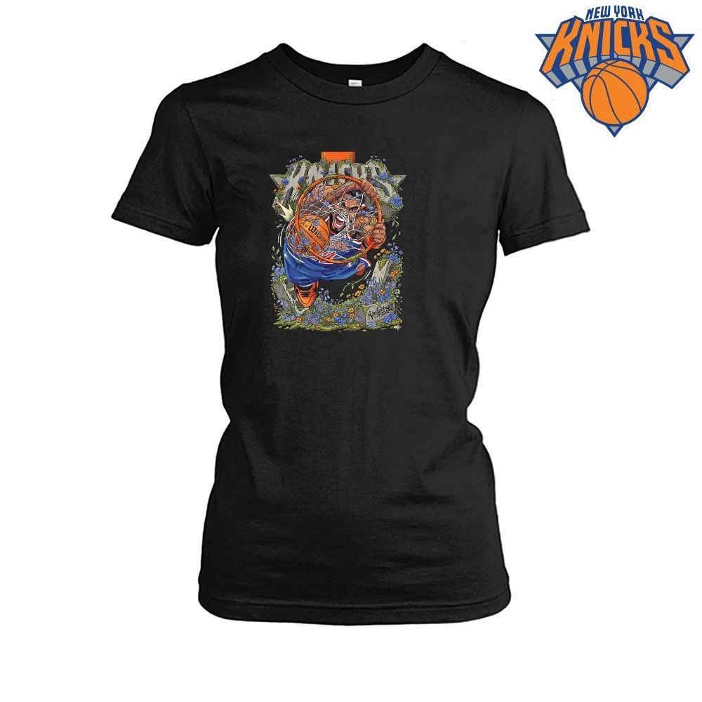 New York Knicks Champions NBA 2026 Slam Dunk Wilson Basketball Floral Manifest1988 Basketball Shirt