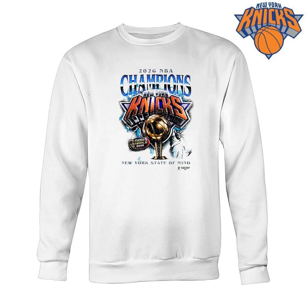 Vintage New York Knicks Champions NBA 2026 New York State Of Mind Shirt