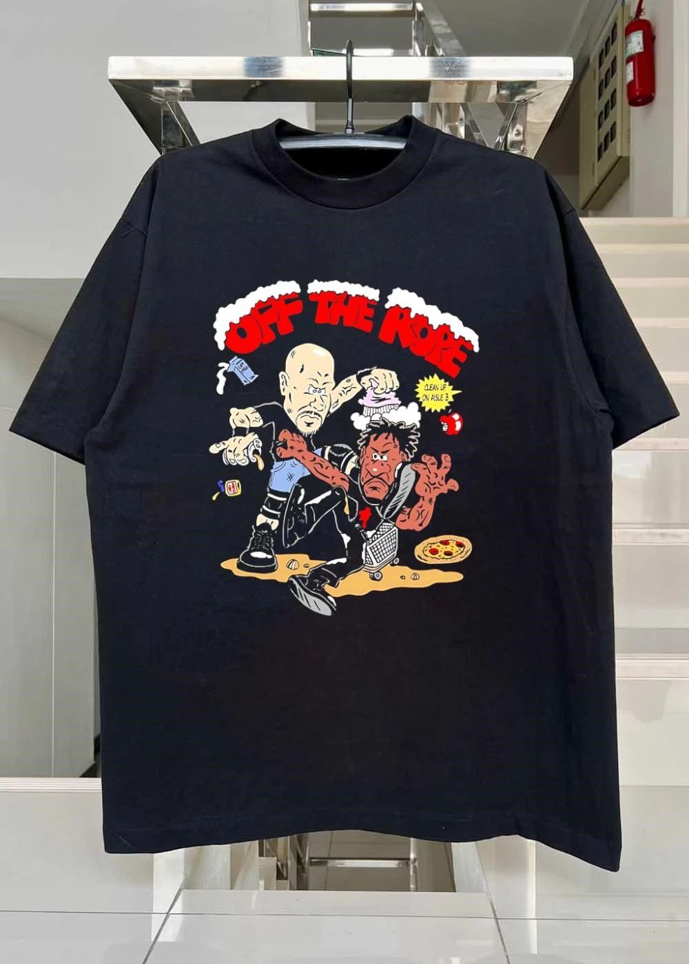 Off the Rope, Clean Up on Aisle 3 Lost Milk Grocery Store Fight T-Shirt