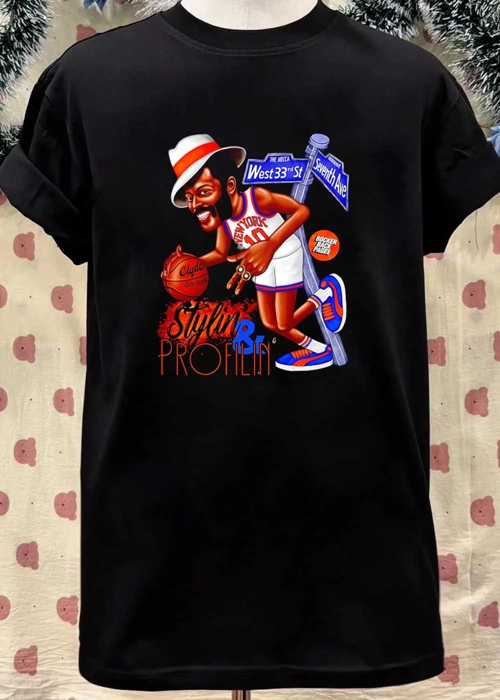 Clyde Walt Frazier Stylin and Profilin West 33rd St Seventh Ave Shirt