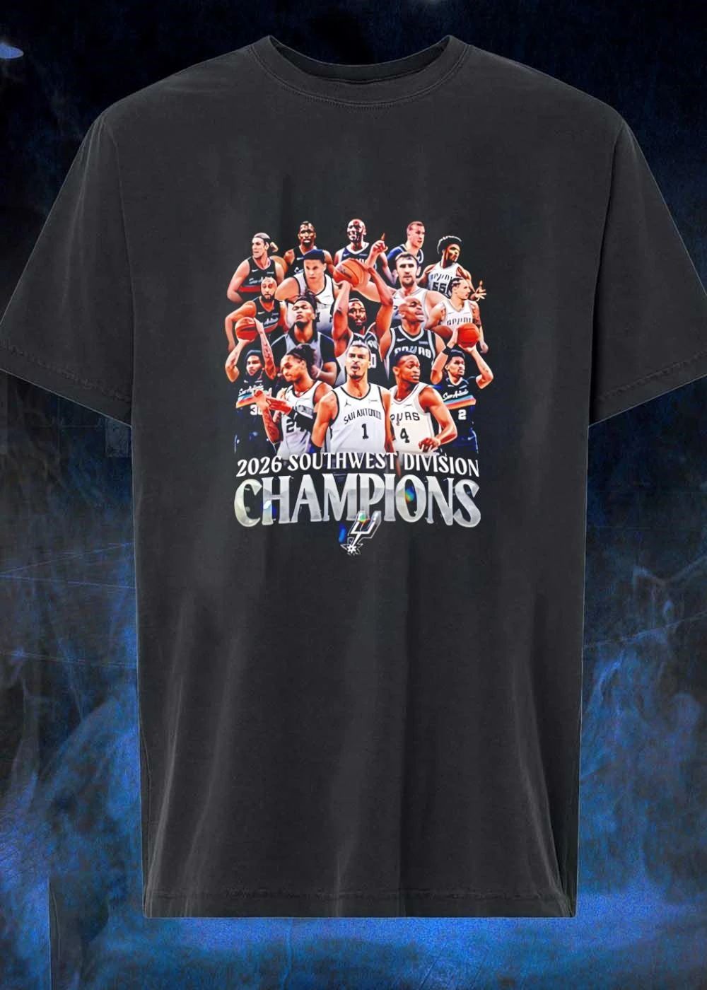 San Antonio Spurs 2026 Southwest Division Champions T-Shirt