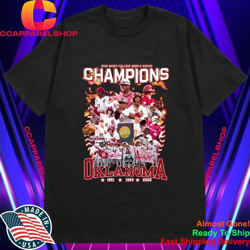 Oklahoma Sooners Baseball MCWS Shirt