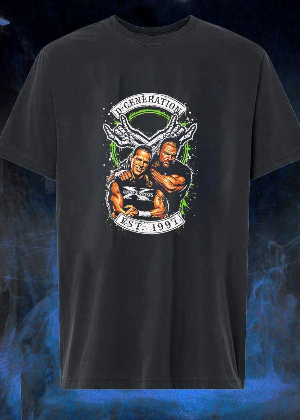 D-Generation X Shawn Michaels and Triple H Arm Around Each Other D-GENERATION X EST 1997 T-Shirt