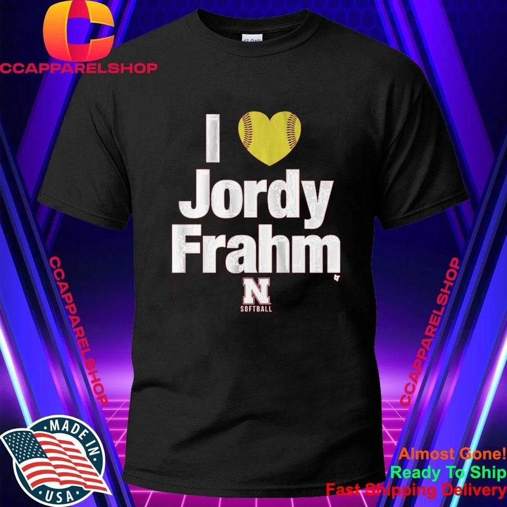 Nebraska Softball I Heart Jordy Frahm Shirt