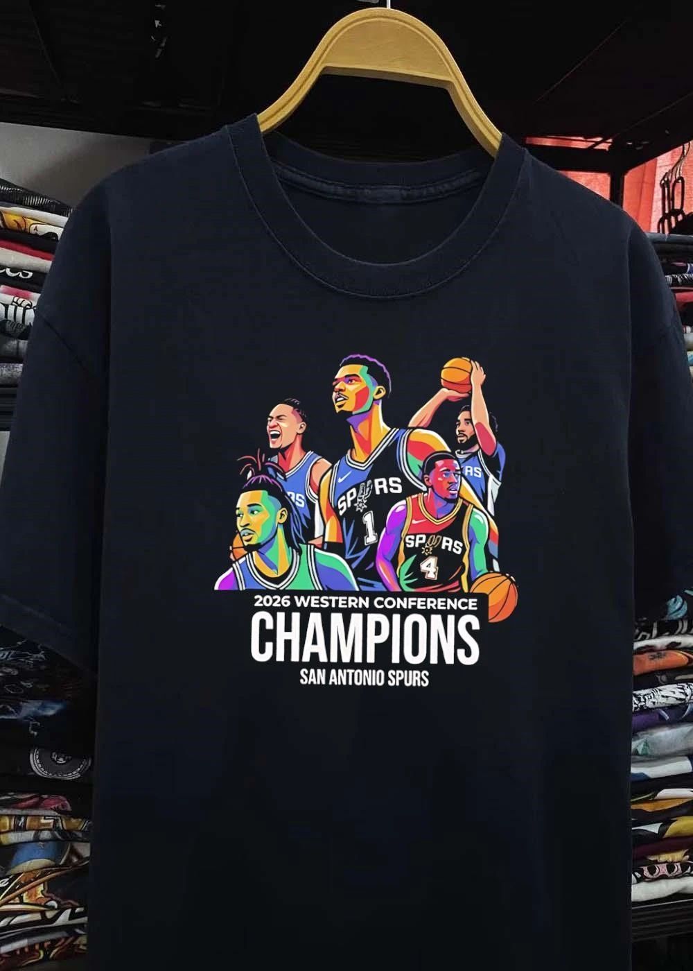 2026 Western Conference Champions San Antonio Spurs Basketball shirt