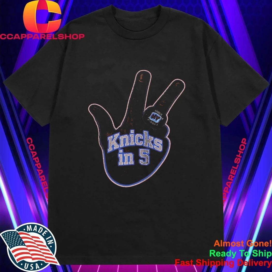 Knicks in 5 Championship Ring Shirt