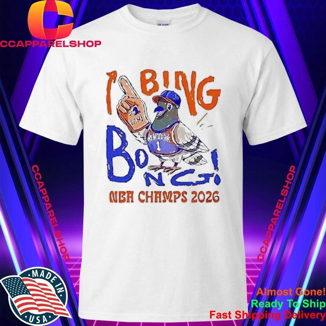 New York Pigeon Fan Bing Bong Nba Champs 2026 Shirt