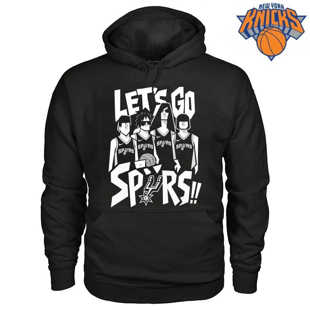 Let’s Go Spurs San Antonio Basketball Cartoon Indie Rock Band Parody NBA Finals 2026 Shirt
