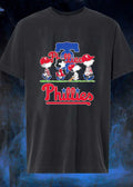 Peanuts Gang Walking Phillies Philadelphia T-Shirt