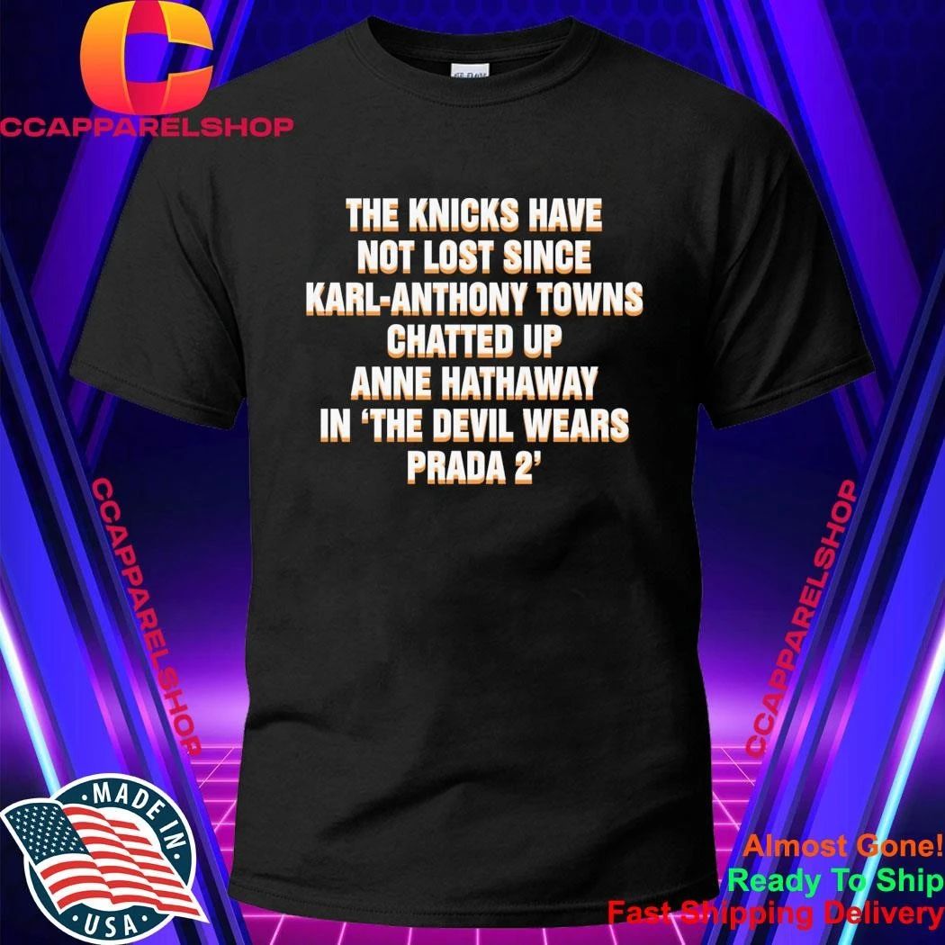 The Team Have Not Lost Since KAT Chatted Up Anne In The Movie Shirt