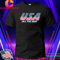 America All The Way Flag Usa Shirt