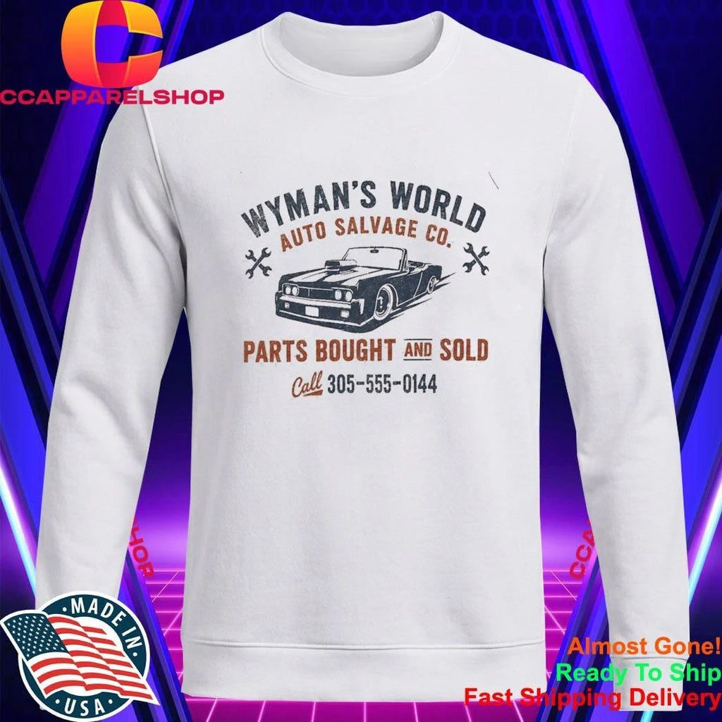 Grand Theft Auto VI GTA 6 Wymans World Auto Salvage Shirt