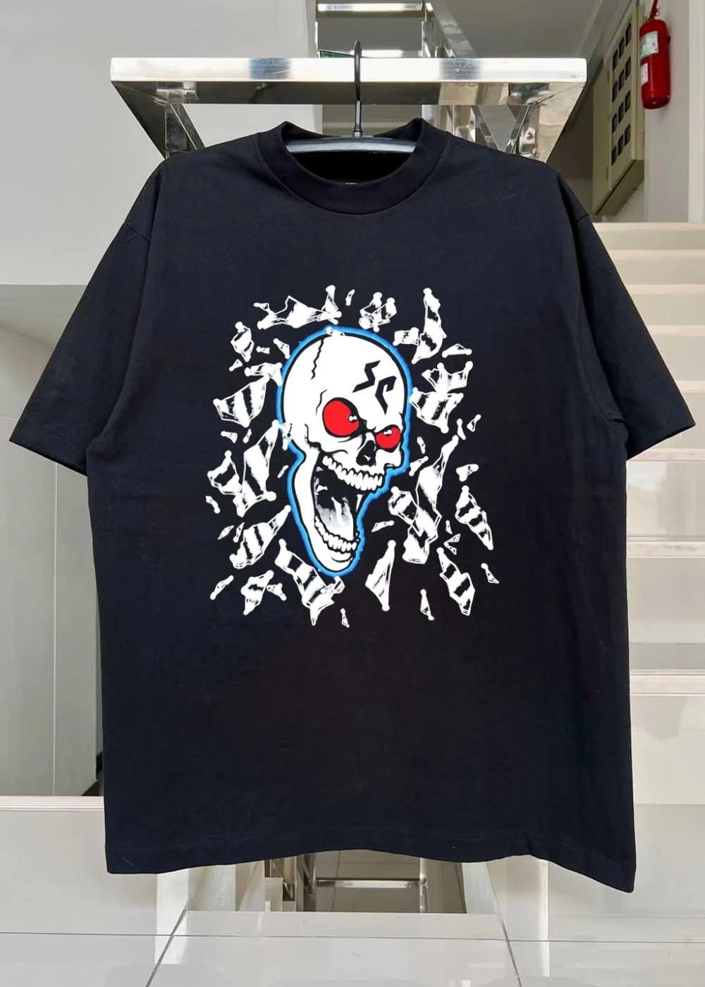 SC Skull Breaking Glass T-Shirt