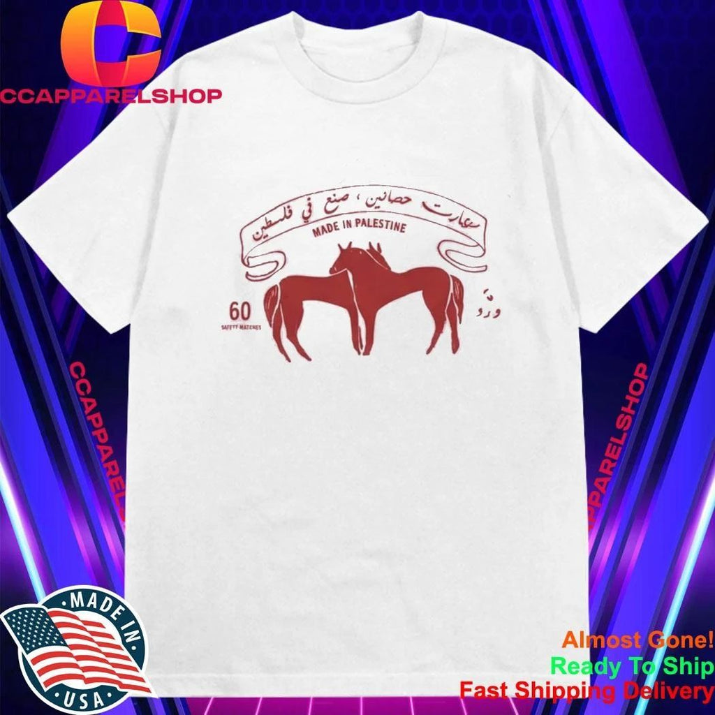 Made In Palestine Horse Graphic Shirt