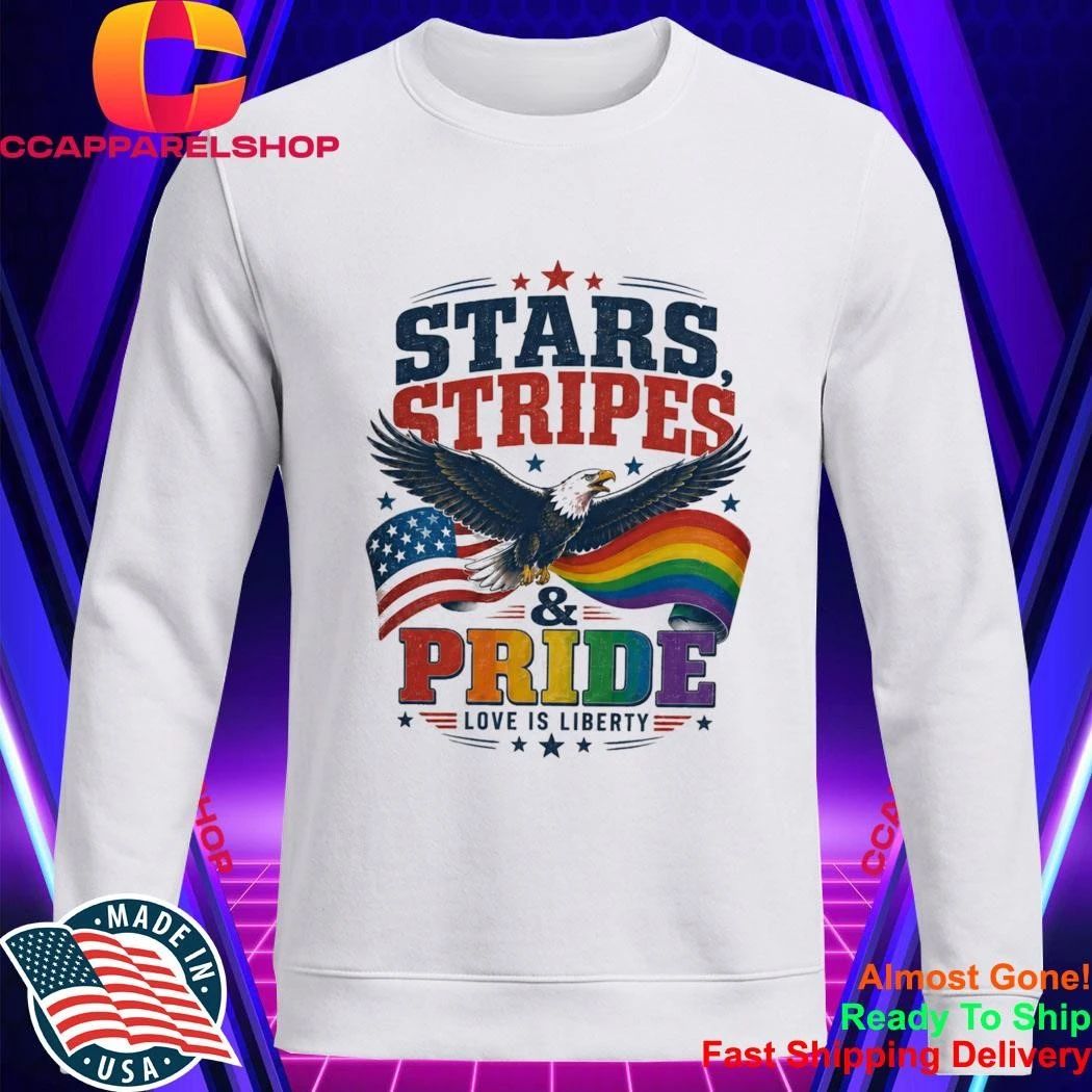 Pride Month 2026 Stars Stripes And Pride Shirt