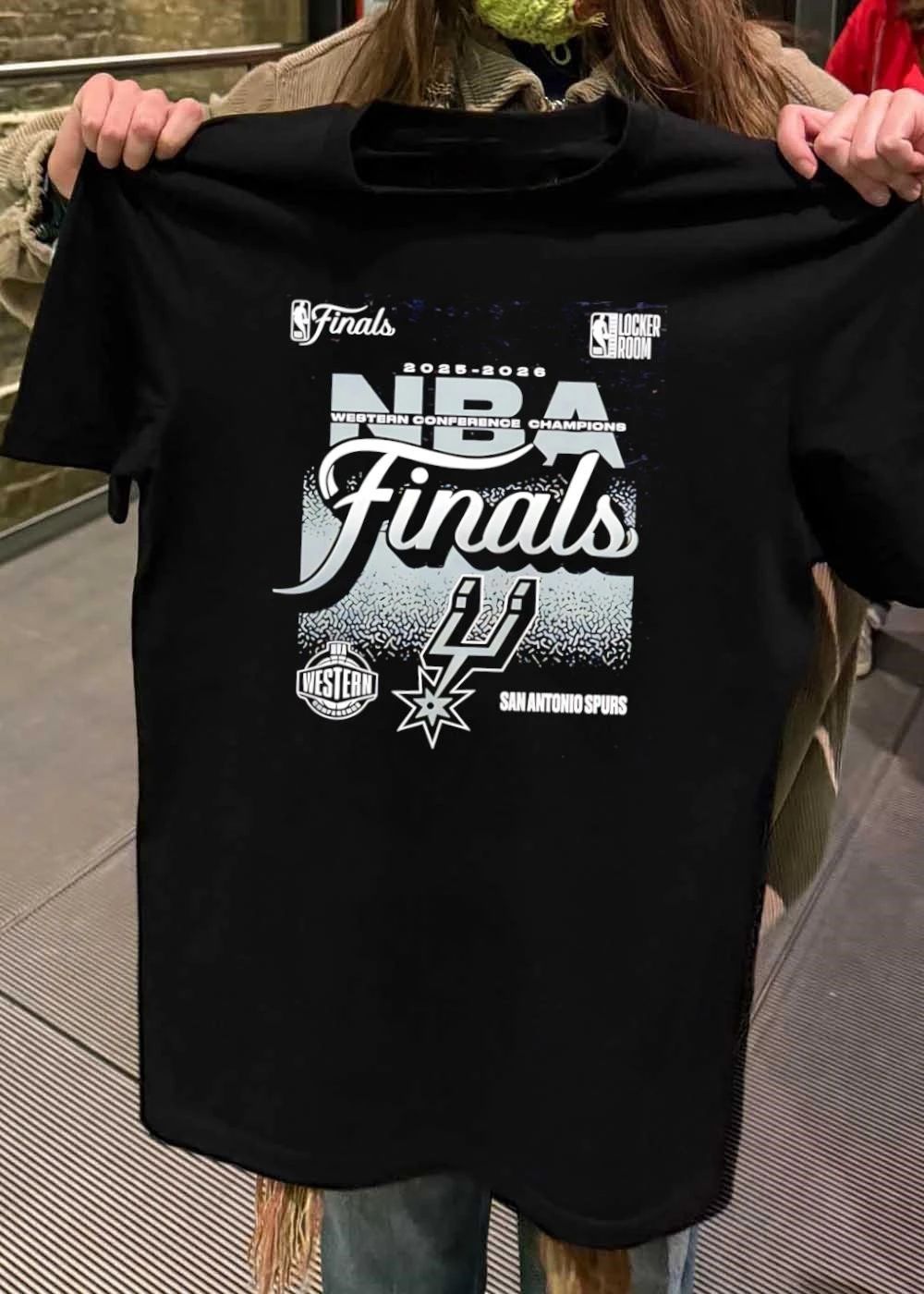 San Antonio Spurs 2025 2026 Western Conference Champions NBA Finals Finals 2025 20 shirt
