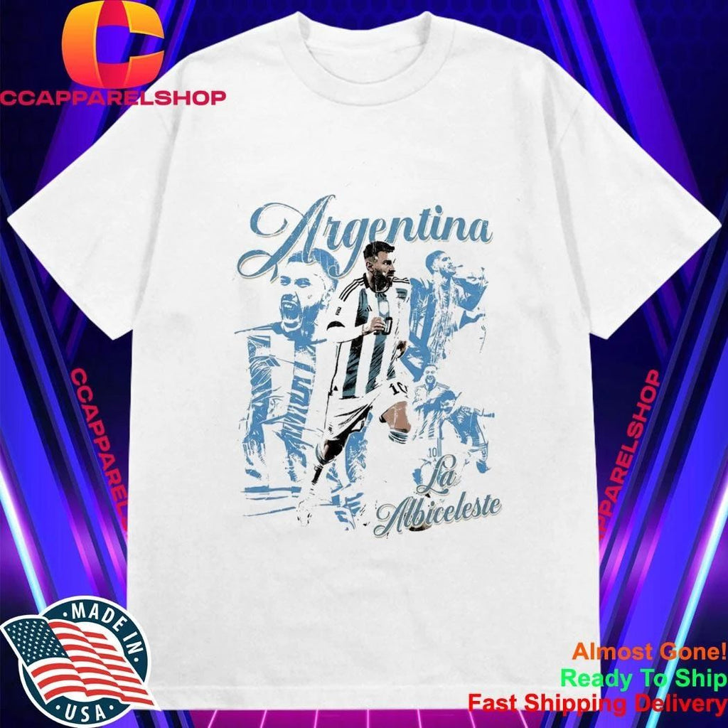 Antonela Roccuzzo Messi Argentina La Albiceleste World Cup 2026 Shirt